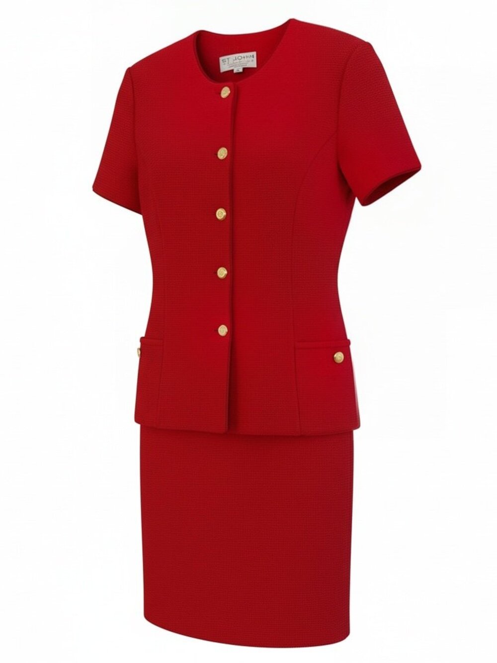 St. John's Collection by Marie Gray - Jacket 10 / Skirt 8 - Red